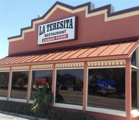 La teresita restaurant - La Teresita Restaurant, Tampa, Florida. 19,321 likes · 149 talking about this · 73,468 were here. THE WORLD FAMOUS CUBAN RESTAURANT AND BANQUET HALLS IN TAMPA BAY 